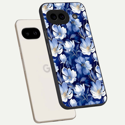  Cute Floral Patterns phone case For Google Pixel 9A showing premium glass back cover with detailed artwork