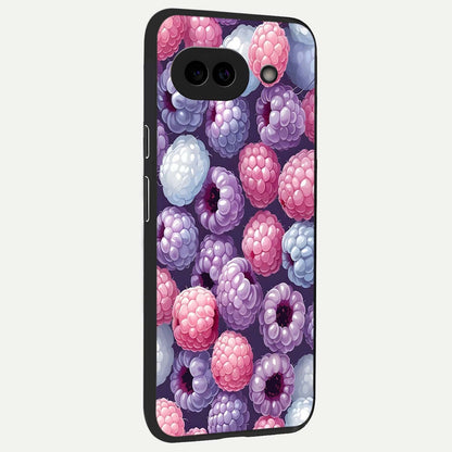  Berry Candy Pop back cover For Google Pixel 9A slim fit glass case with vibrant aesthetic design