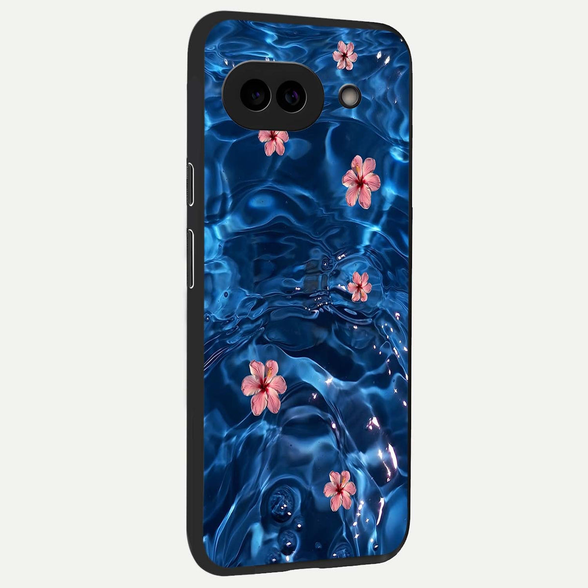  Bloom Thread Art back cover For Google Pixel 9A slim fit glass case with vibrant aesthetic design