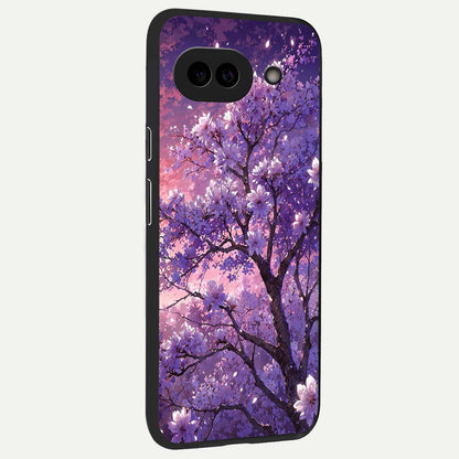  Blossom Tree back cover For Google Pixel 9A slim fit glass case with vibrant aesthetic design
