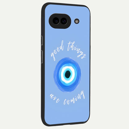  Bright Future Ahead back cover For Google Pixel 9A slim fit glass case with vibrant aesthetic design