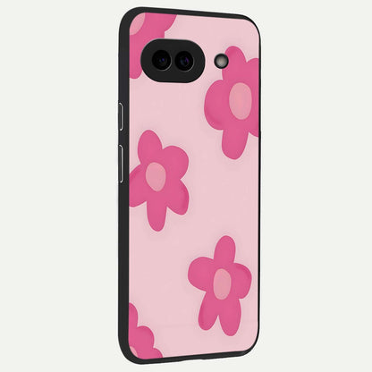  Candy Bloom Dreams back cover For Google Pixel 9A slim fit glass case with vibrant aesthetic design