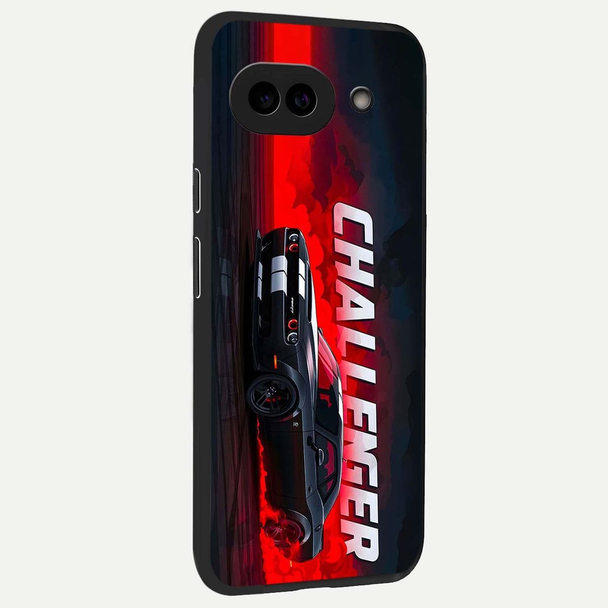  Crimson Challenger Fury back cover For Google Pixel 9A slim fit glass case with vibrant aesthetic design
