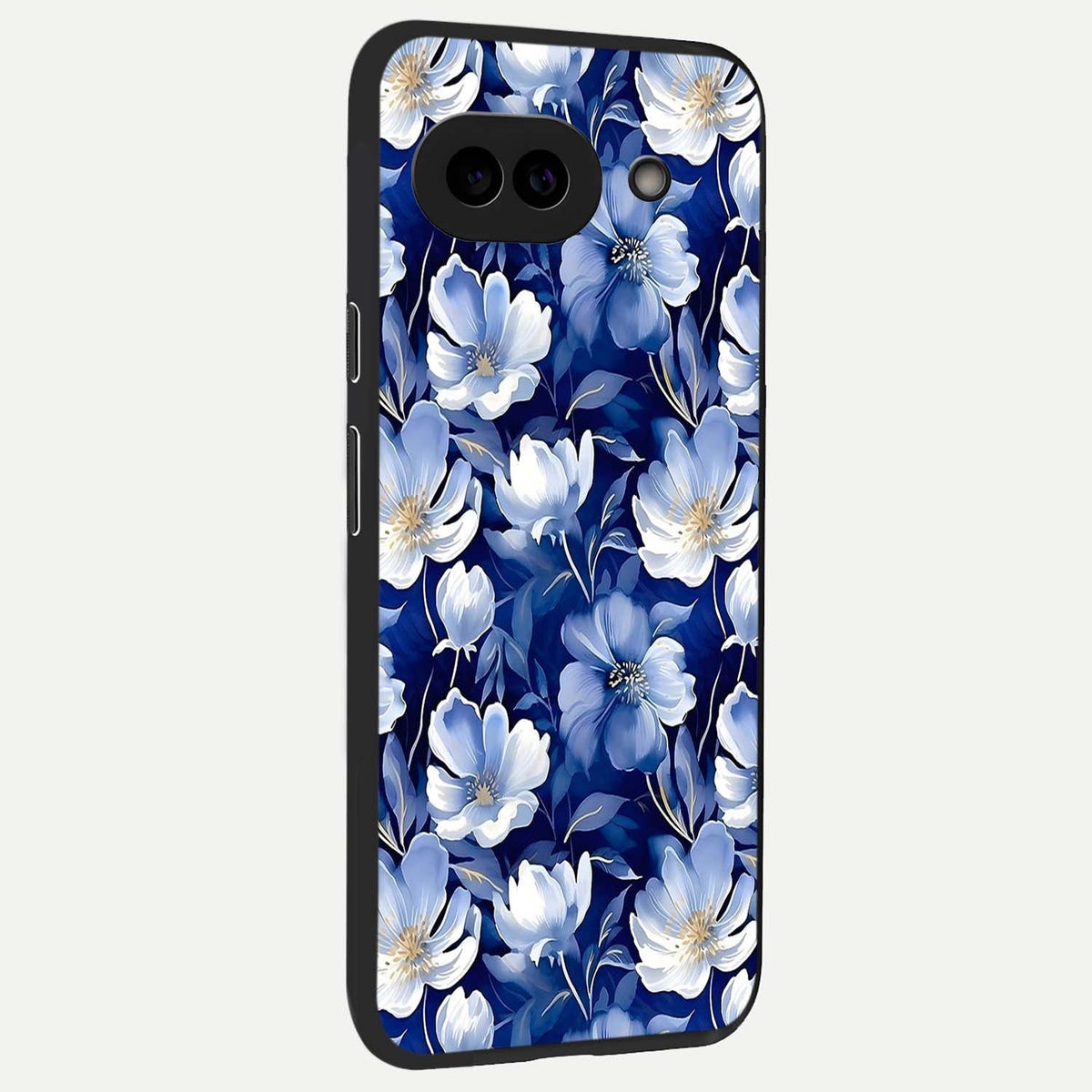  Cute Floral Patterns back cover For Google Pixel 9A slim fit glass case with vibrant aesthetic design