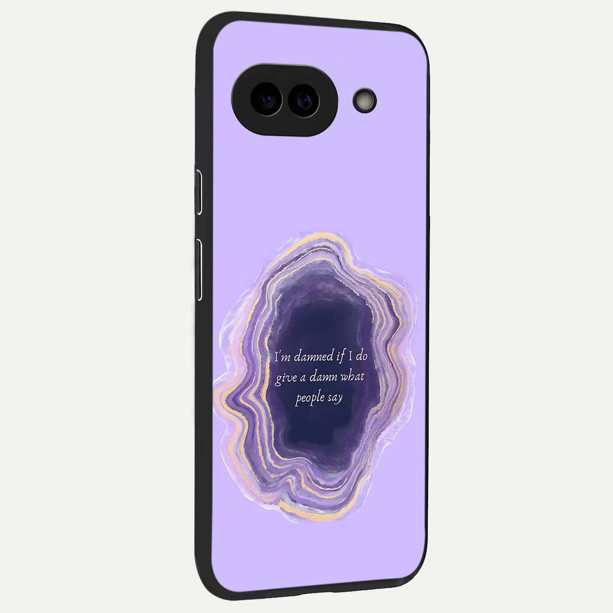  Damned People Quote back cover For Google Pixel 9A slim fit glass case with vibrant aesthetic design