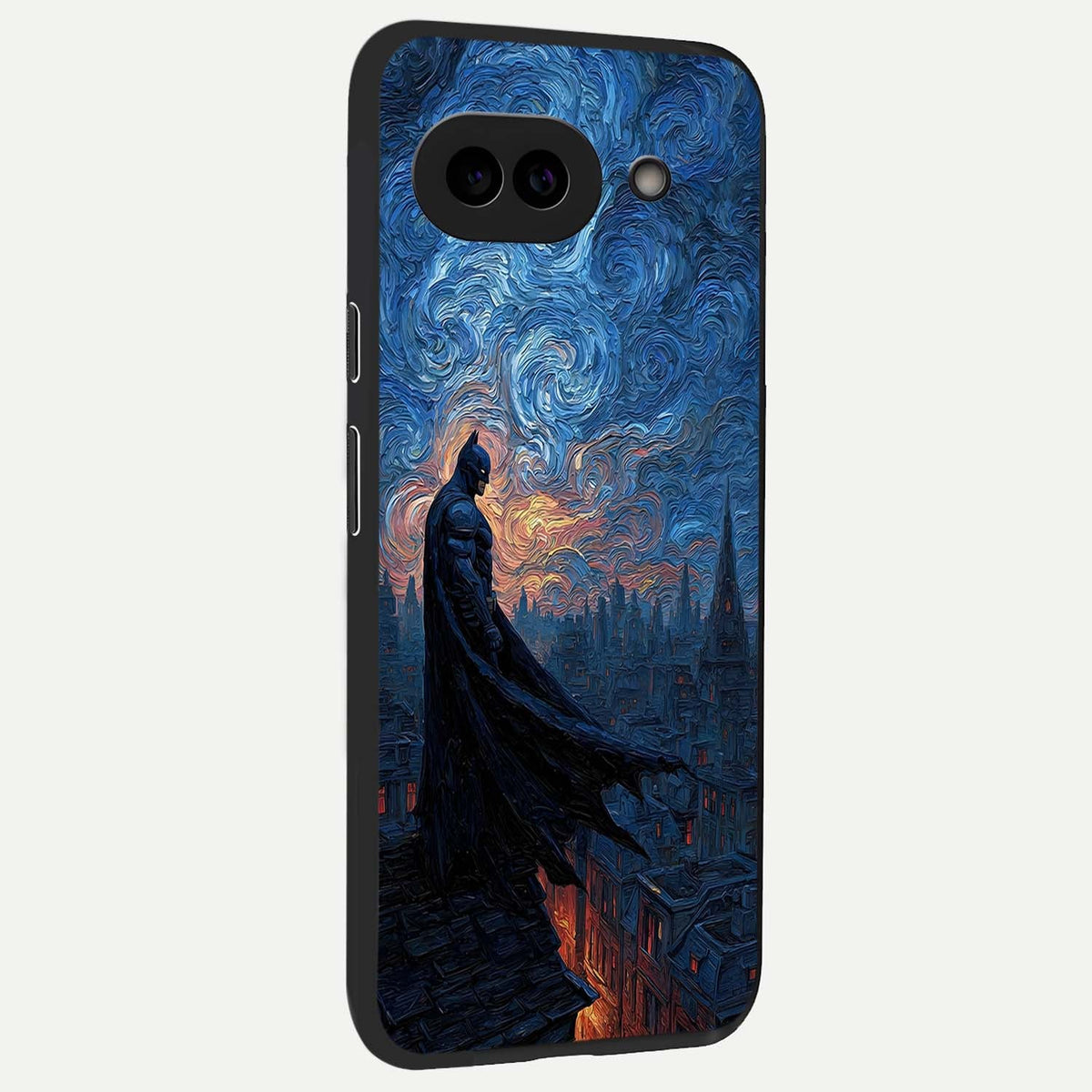  Dark Knight Dusk back cover For Google Pixel 9A slim fit glass case with vibrant aesthetic design