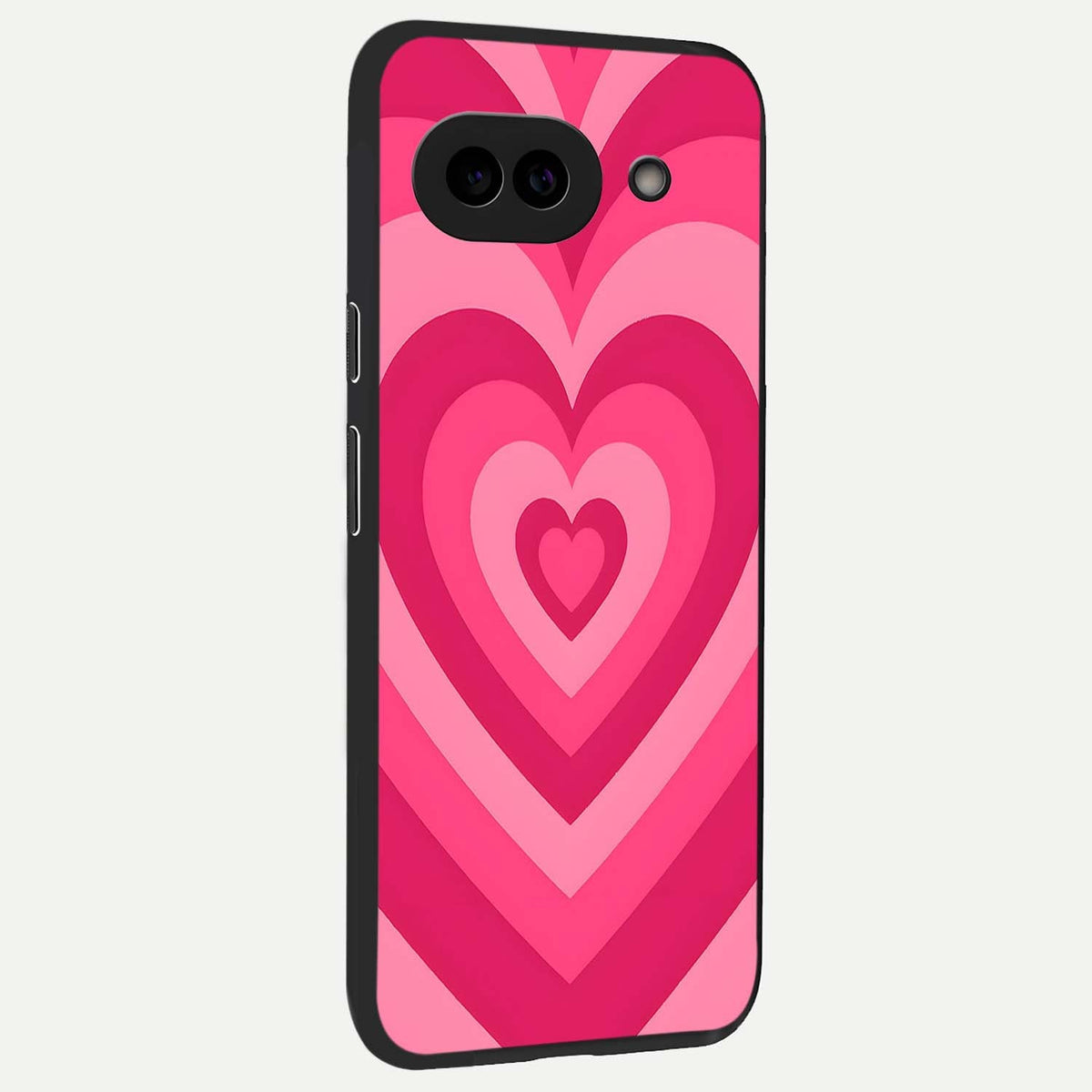  Layered Love Hearts back cover For Google Pixel 9A slim fit glass case with vibrant aesthetic design