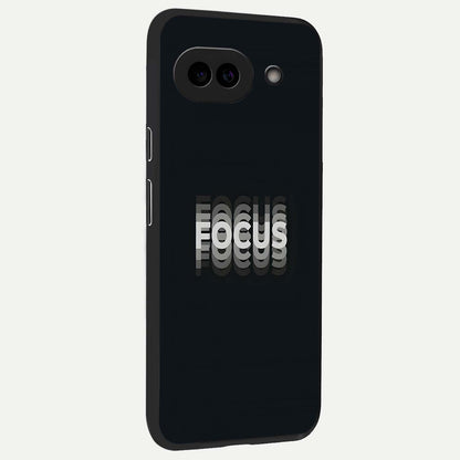  Mono Focus Vision back cover For Google Pixel 9A slim fit glass case with vibrant aesthetic design