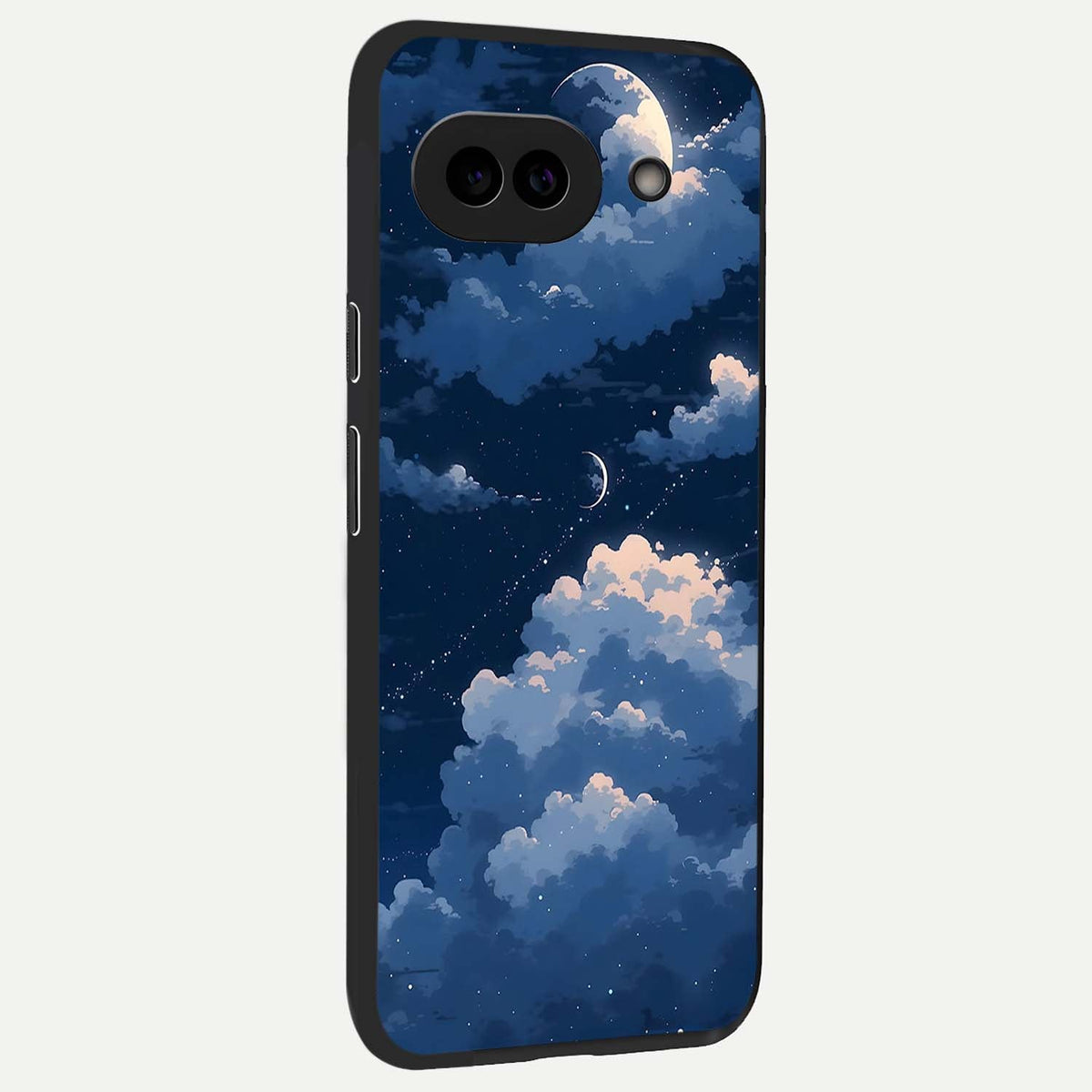  Moon Dream Haze back cover For Google Pixel 9A slim fit glass case with vibrant aesthetic design