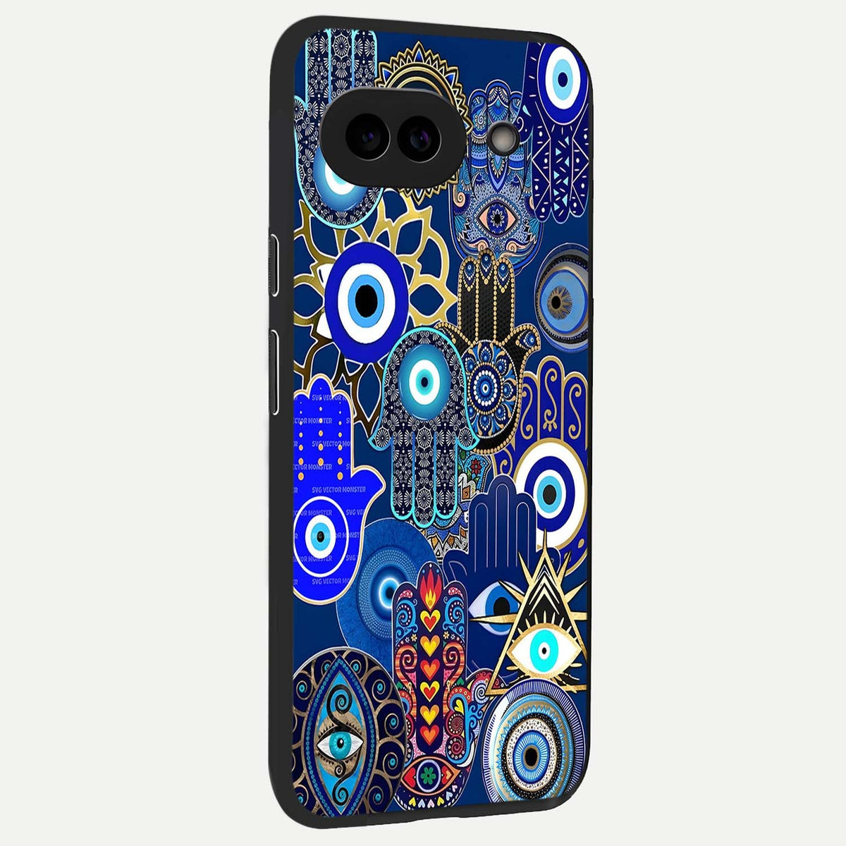  Mystic Palm Guard back cover For Google Pixel 9A slim fit glass case with vibrant aesthetic design