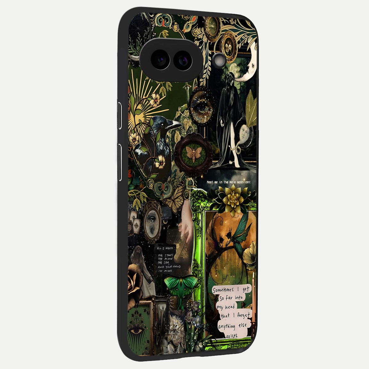 Mystic Woods Secret back cover For Google Pixel 9A slim fit glass case with vibrant aesthetic design