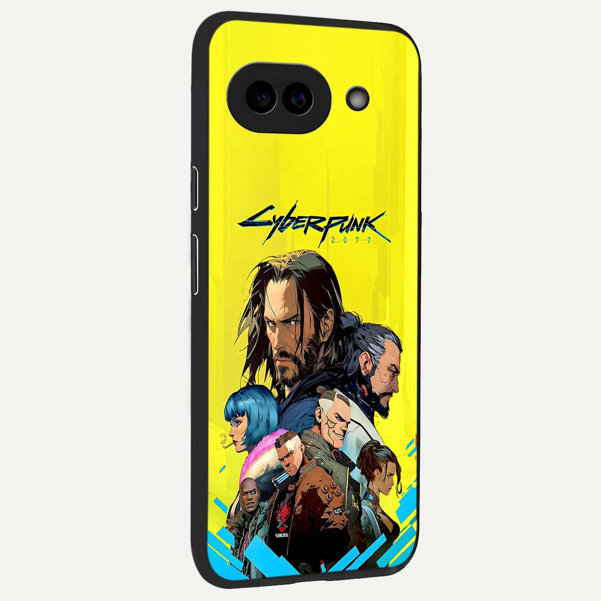  Neon Rebel Genesis back cover For Google Pixel 9A slim fit glass case with vibrant aesthetic design