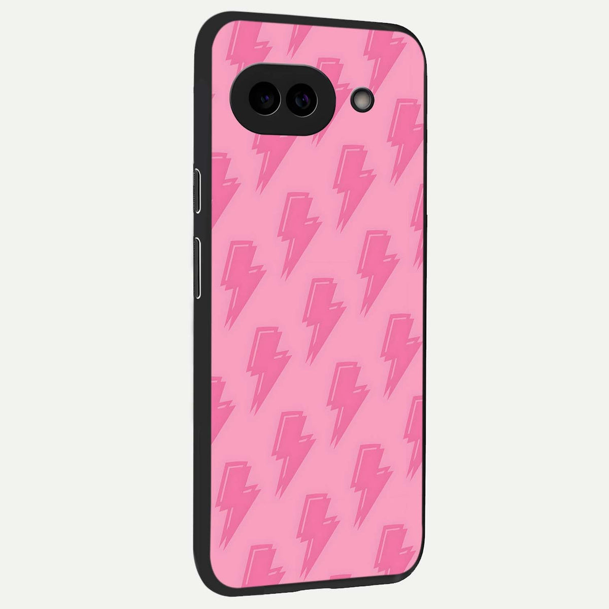  Pink Moo Magic back cover For Google Pixel 9A slim fit glass case with vibrant aesthetic design