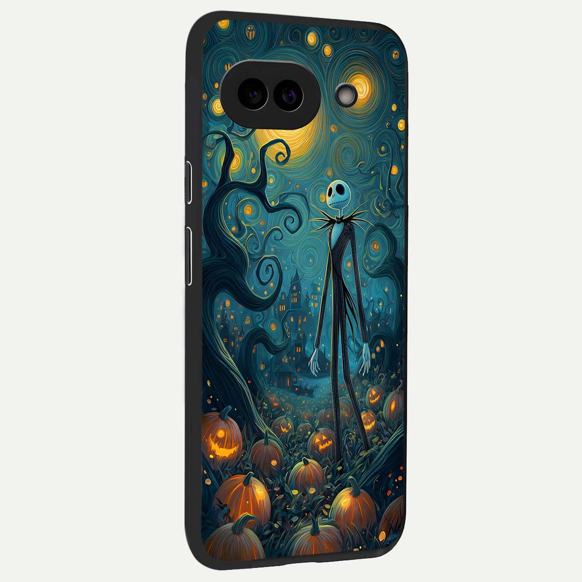  Pumpkin Moonlight Tale back cover For Google Pixel 9A slim fit glass case with vibrant aesthetic design