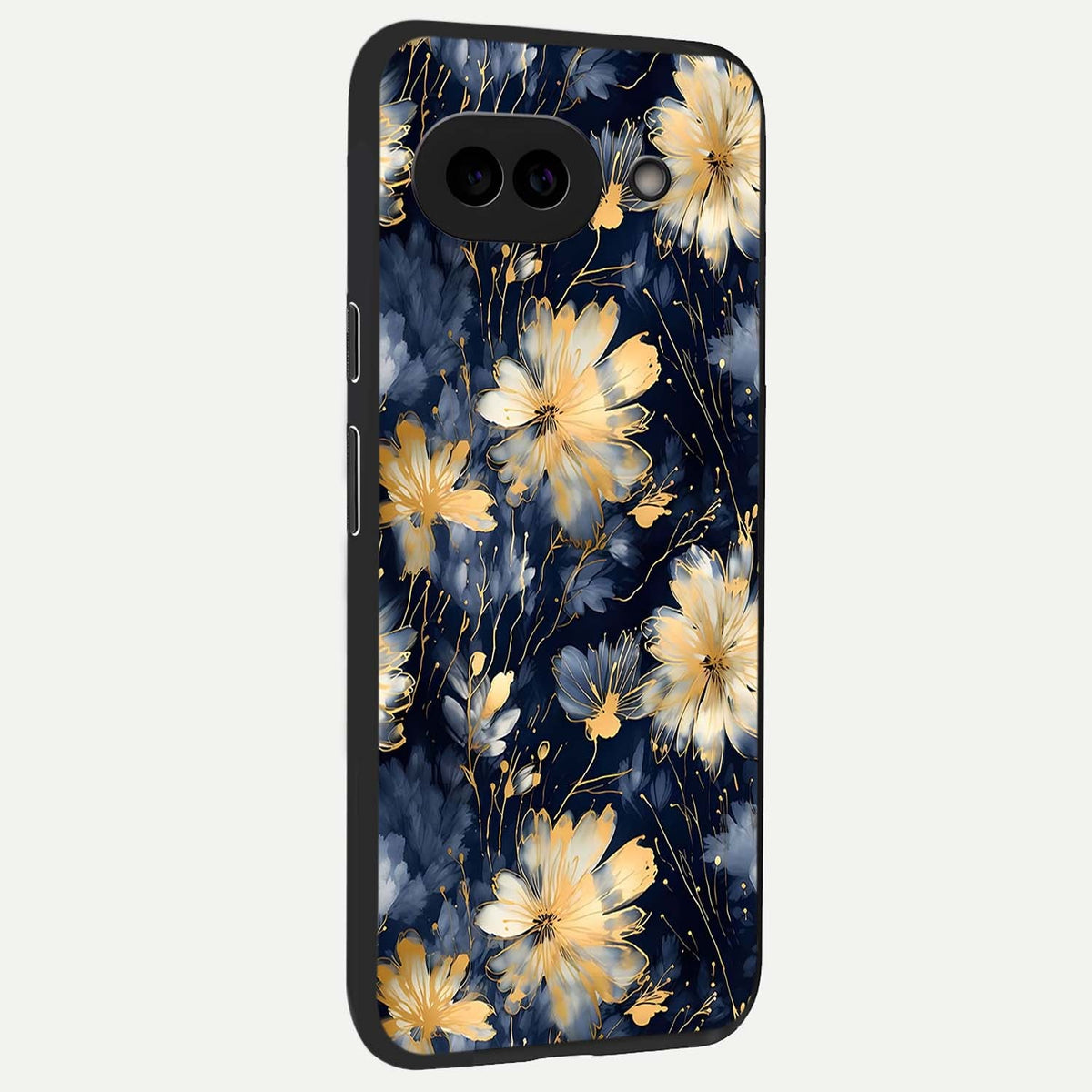  Royal Petal Dream back cover For Google Pixel 9A slim fit glass case with vibrant aesthetic design