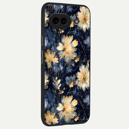  Royal Petal Dream back cover For Google Pixel 9A slim fit glass case with vibrant aesthetic design