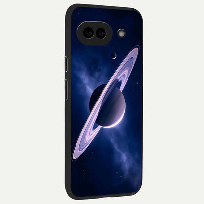  Saturn Ring Mystique back cover For Google Pixel 9A slim fit glass case with vibrant aesthetic design