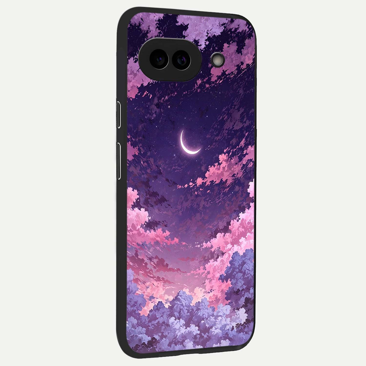  Sky Drift Clouds back cover For Google Pixel 9A slim fit glass case with vibrant aesthetic design