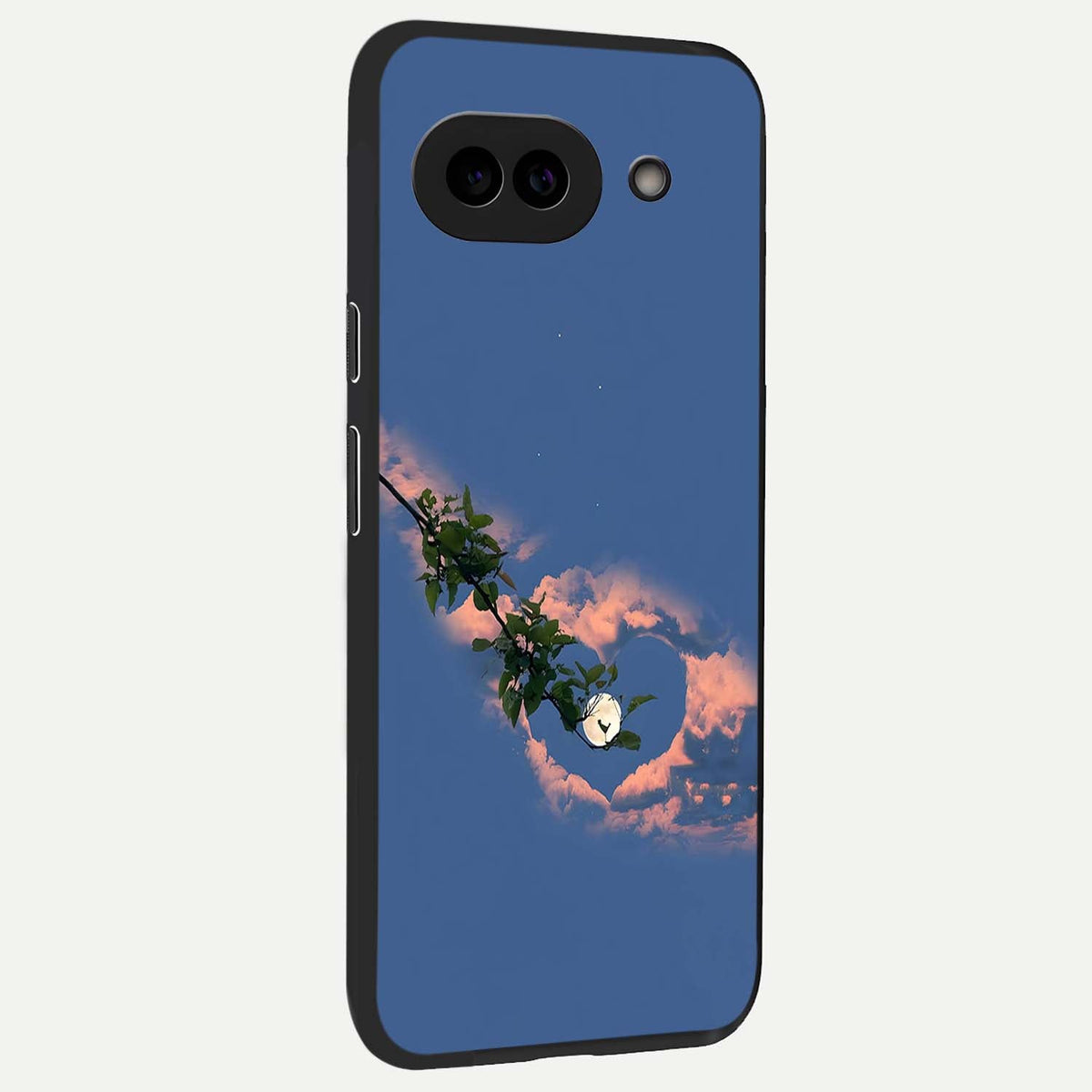  Sky Under Tree back cover For Google Pixel 9A slim fit glass case with vibrant aesthetic design