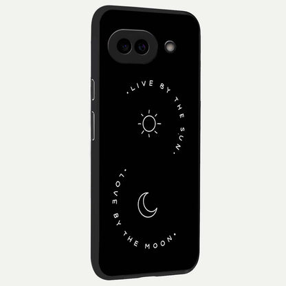  Sunflower Cat Art back cover For Google Pixel 9A slim fit glass case with vibrant aesthetic design