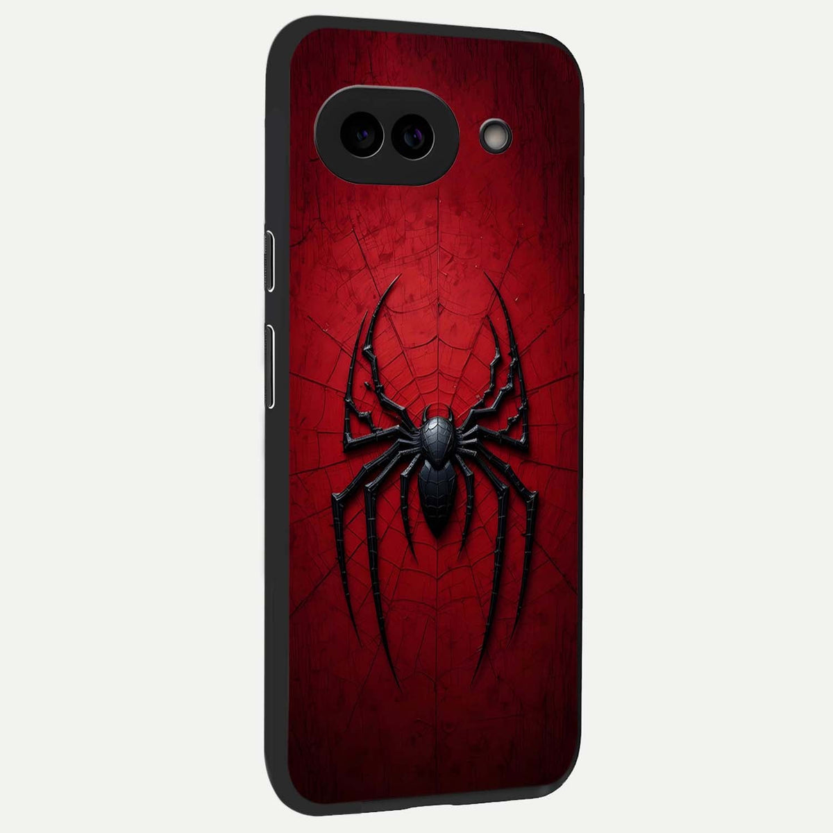  Superhero Web Emblem back cover For Google Pixel 9A slim fit glass case with vibrant aesthetic design