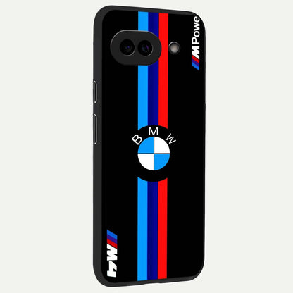  Turbo BMW Beast back cover For Google Pixel 9A slim fit glass case with vibrant aesthetic design