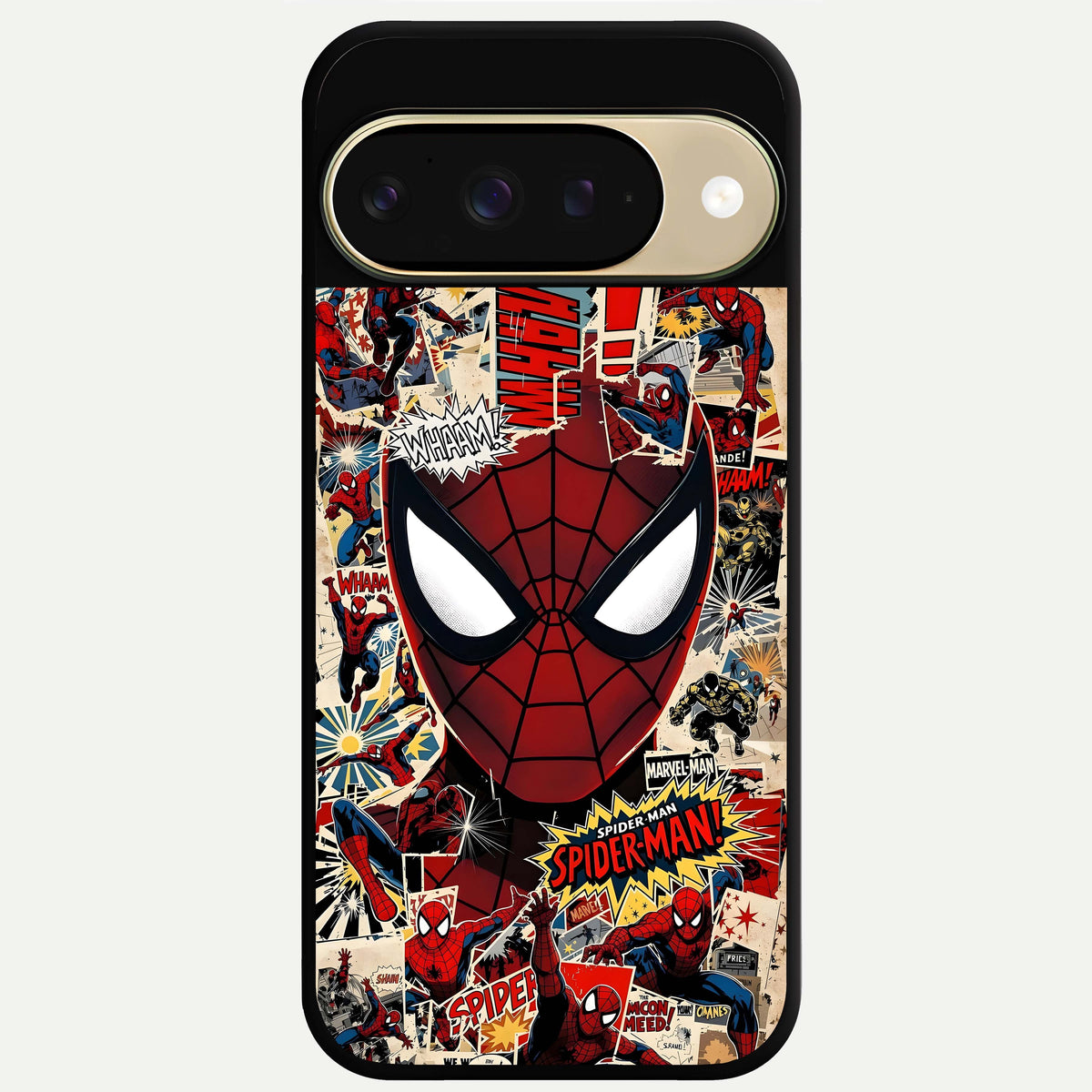  Aesthetic Wonder Spider Glass Case For Google Pixel 9 back cover – full design glossy printed glass finish