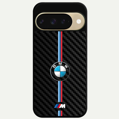  BMW Pattern Glass Case For Google Pixel 9 back cover – full design glossy printed glass finish