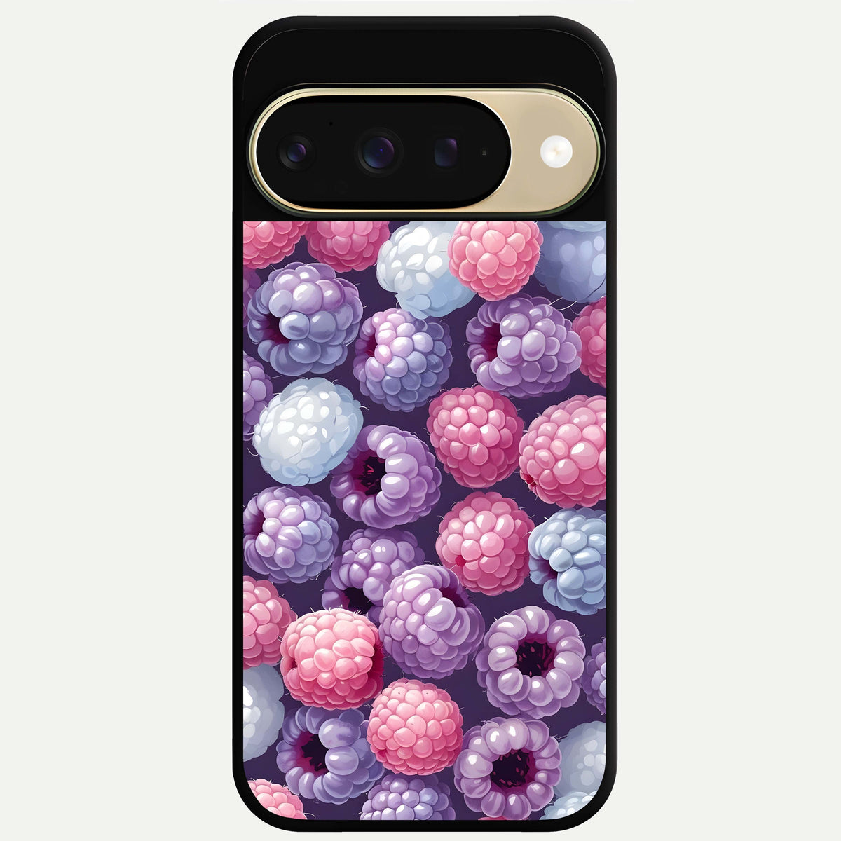  Berry Candy Pop Glass Case For Google Pixel 9 back cover – full design glossy printed glass finish