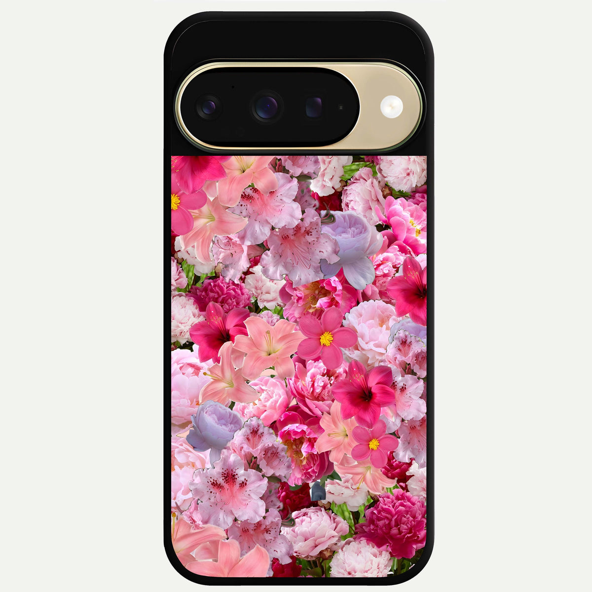  Bloom Crush Fantasy Glass Case For Google Pixel 9 back cover – full design glossy printed glass finish