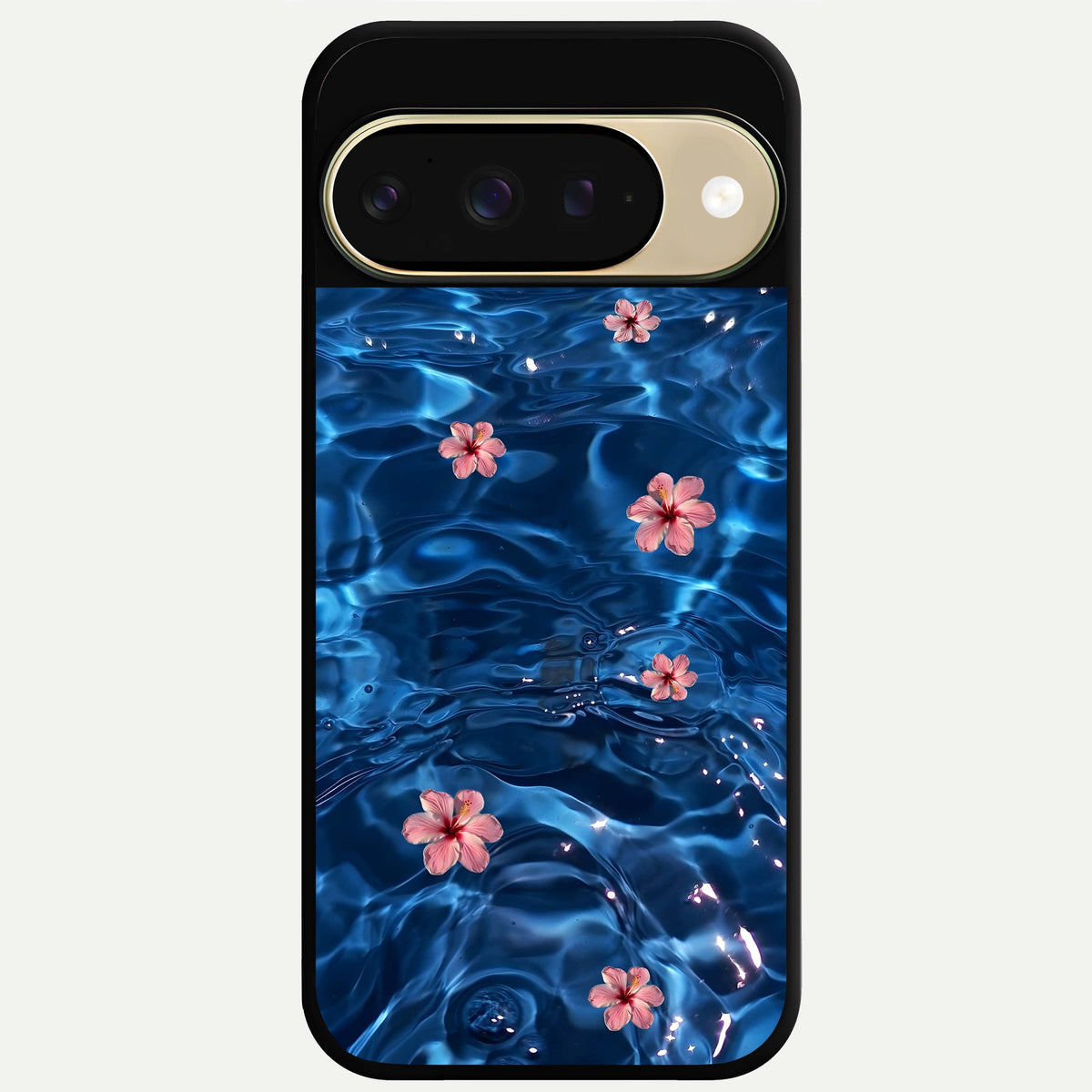  Bloom Thread Art Glass Case For Google Pixel 9 back cover – full design glossy printed glass finish