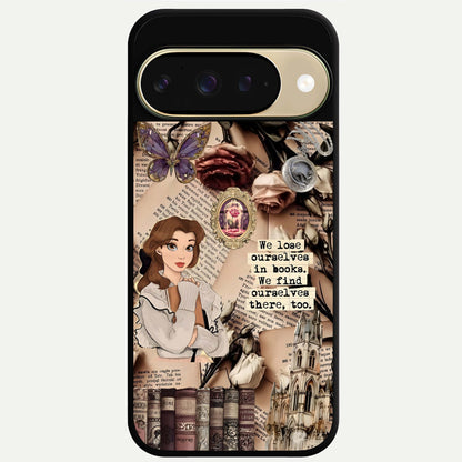  Bookish Dream World Glass Case For Google Pixel 9 back cover – full design glossy printed glass finish
