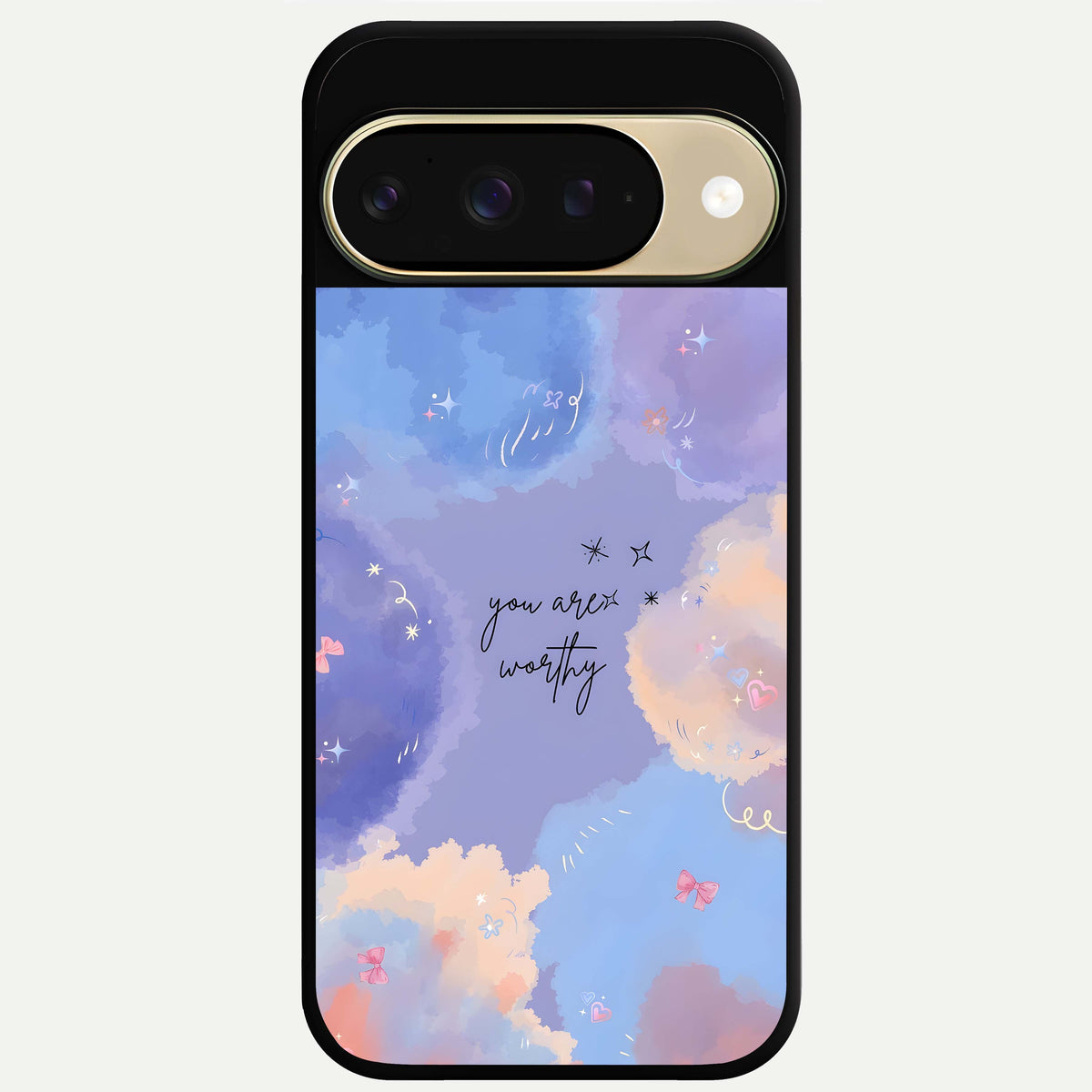  Celestial Cloud Magic Glass Case For Google Pixel 9 back cover – full design glossy printed glass finish