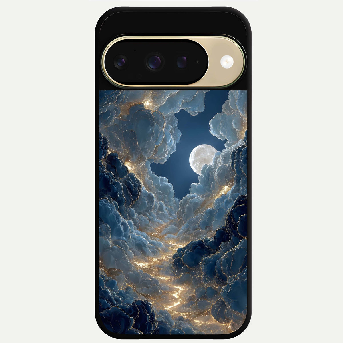  Celestial Cloud Road Glass Case For Google Pixel 9 back cover – full design glossy printed glass finish