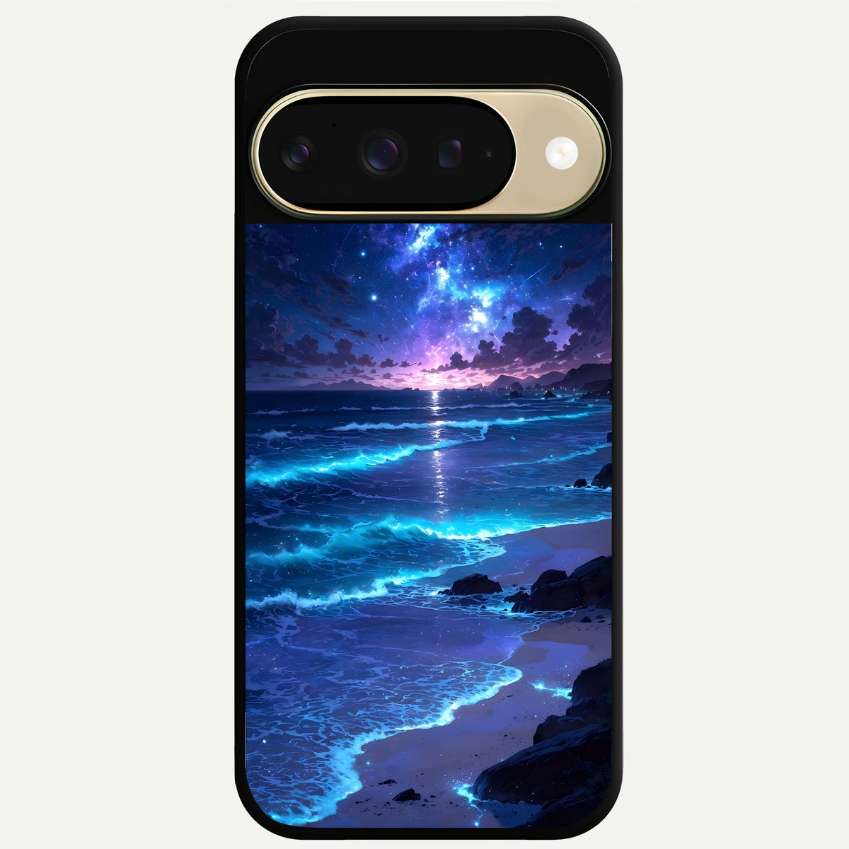  Classic Damn Look Glass Case For Google Pixel 9 back cover – full design glossy printed glass finish