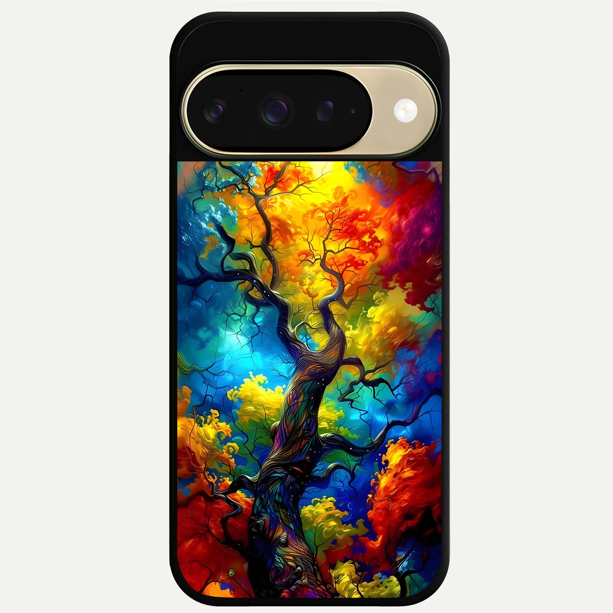  Colorful Soda Bottles Glass Case For Google Pixel 9 back cover – full design glossy printed glass finish