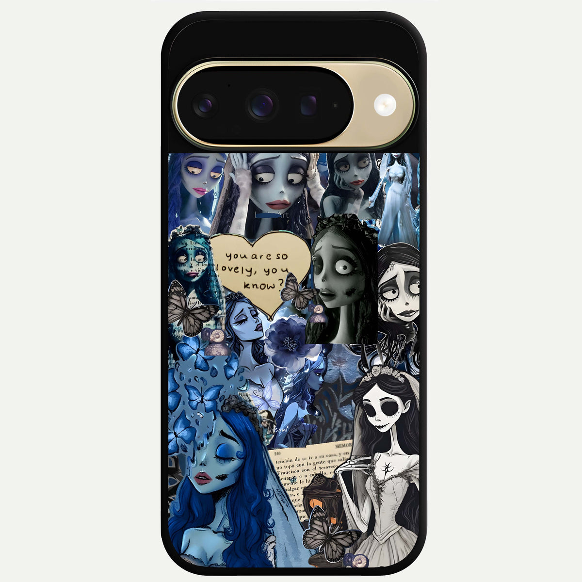  Corpse Bride Posters Glass Case For Google Pixel 9 back cover – full design glossy printed glass finish