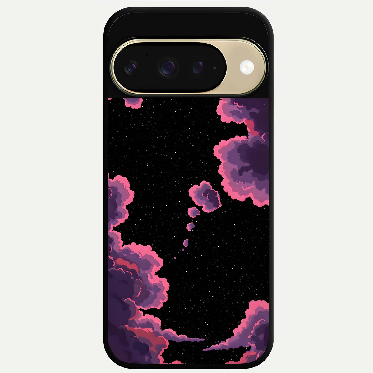  Cosmic Cloud Journey Glass Case For Google Pixel 9 back cover – full design glossy printed glass finish
