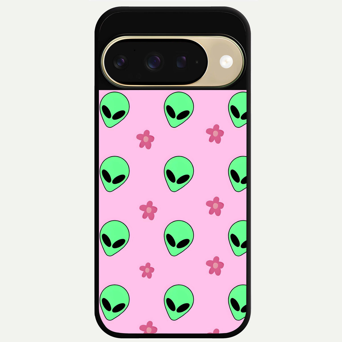  Cosmic Cute Crush Glass Case For Google Pixel 9 back cover – full design glossy printed glass finish