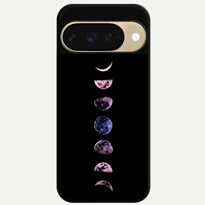  Crimson All Planets Glass Case For Google Pixel 9 back cover – full design glossy printed glass finish