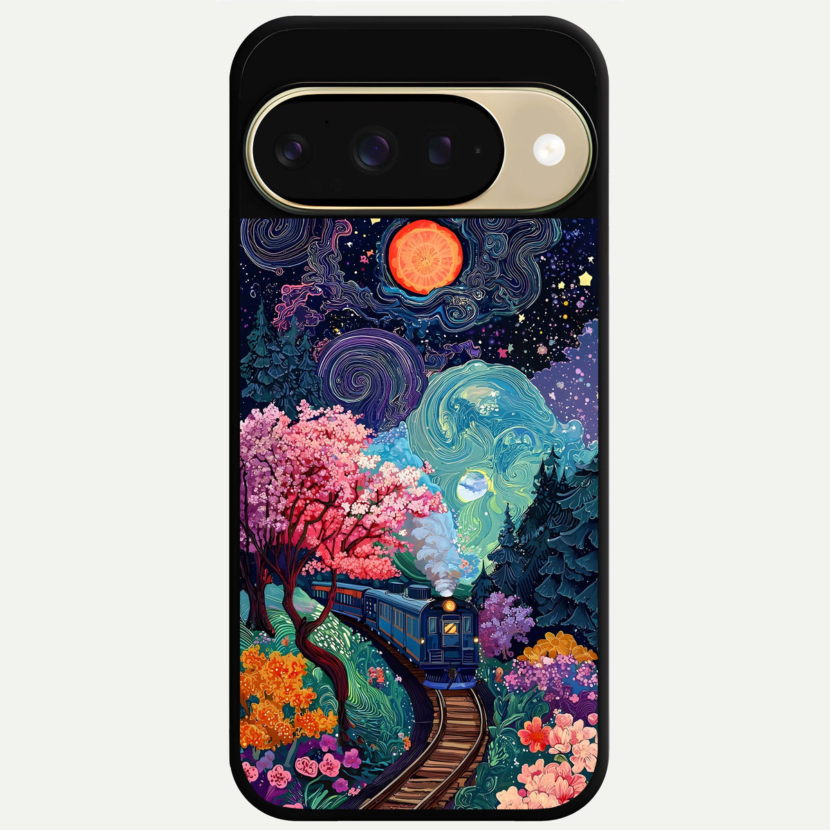  Digital Art Glass Case For Google Pixel 9 back cover – full design glossy printed glass finish