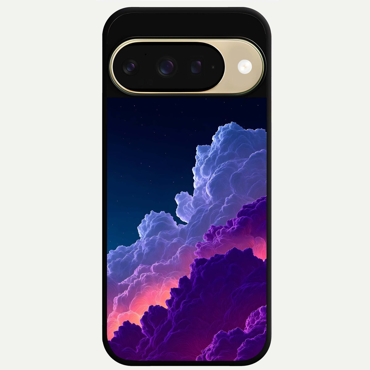  Dreamy Cloud Skies Glass Case For Google Pixel 9 back cover – full design glossy printed glass finish