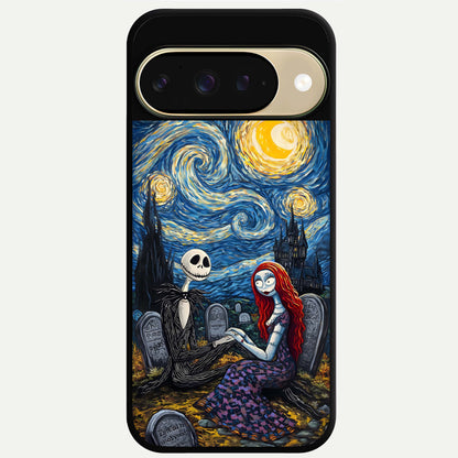  Eternal Night Love Glass Case For Google Pixel 9 back cover – full design glossy printed glass finish