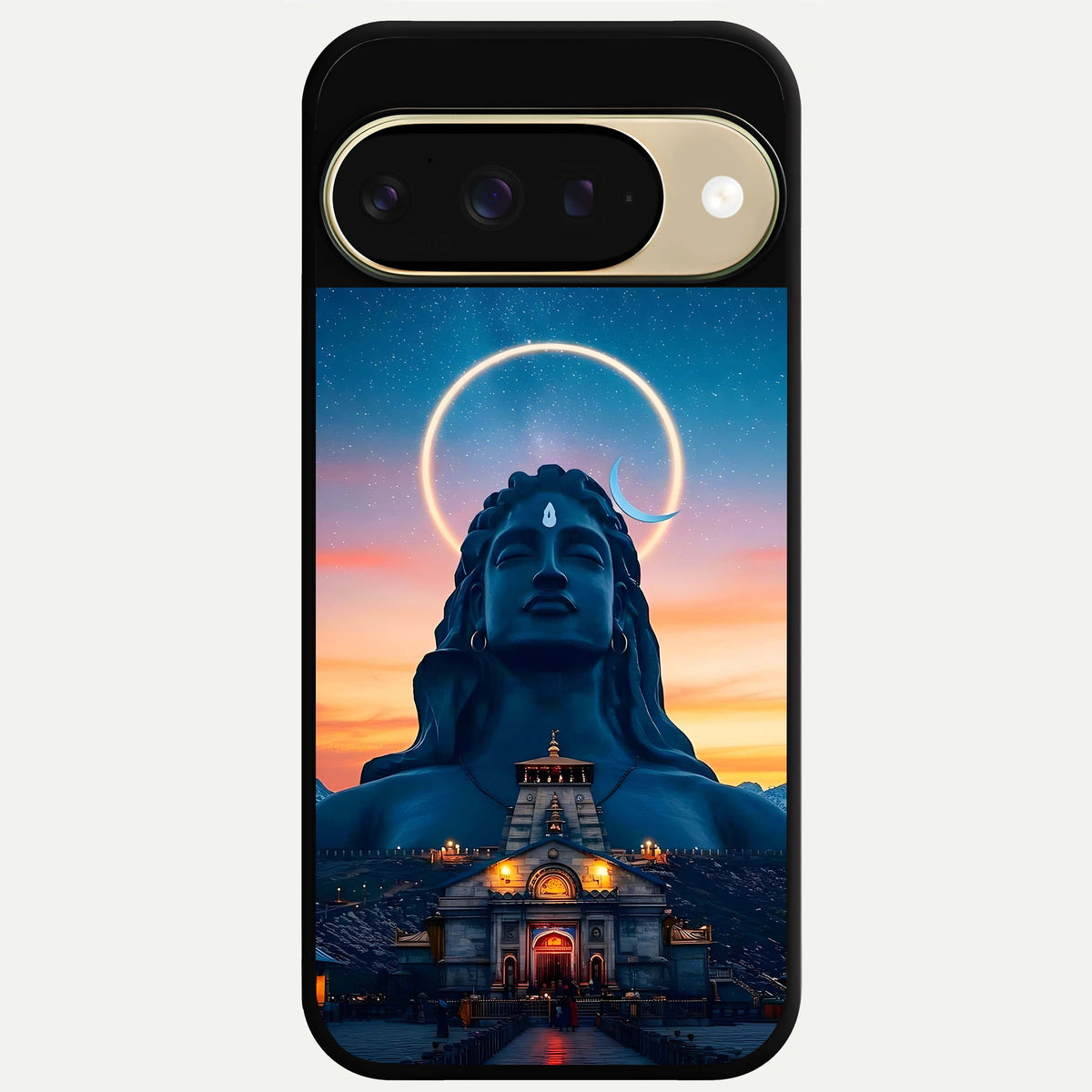  Eternal Shiva Aura Glass Case For Google Pixel 9 back cover – full design glossy printed glass finish