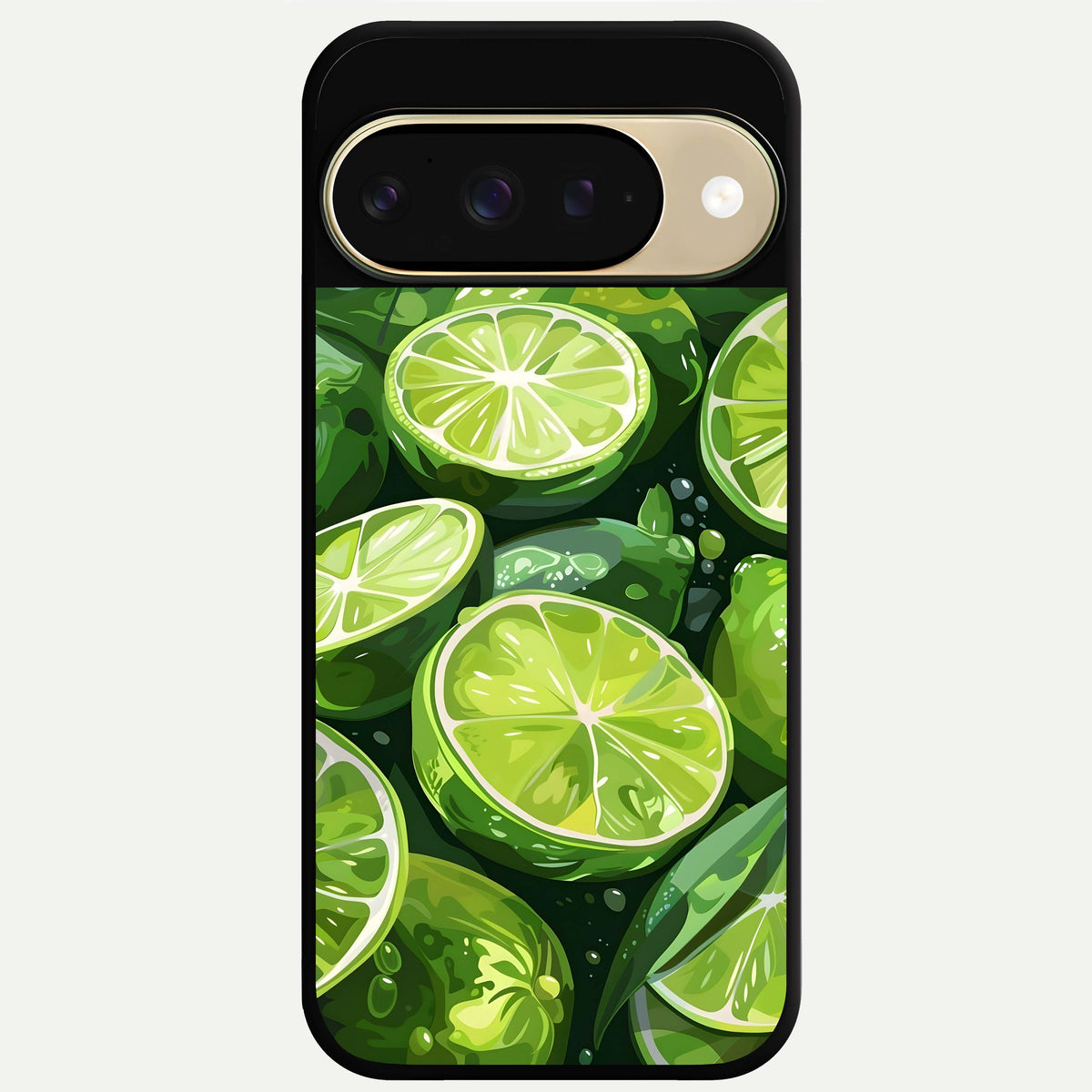  Green Kawasaki Glass Case For Google Pixel 9 back cover – full design glossy printed glass finish