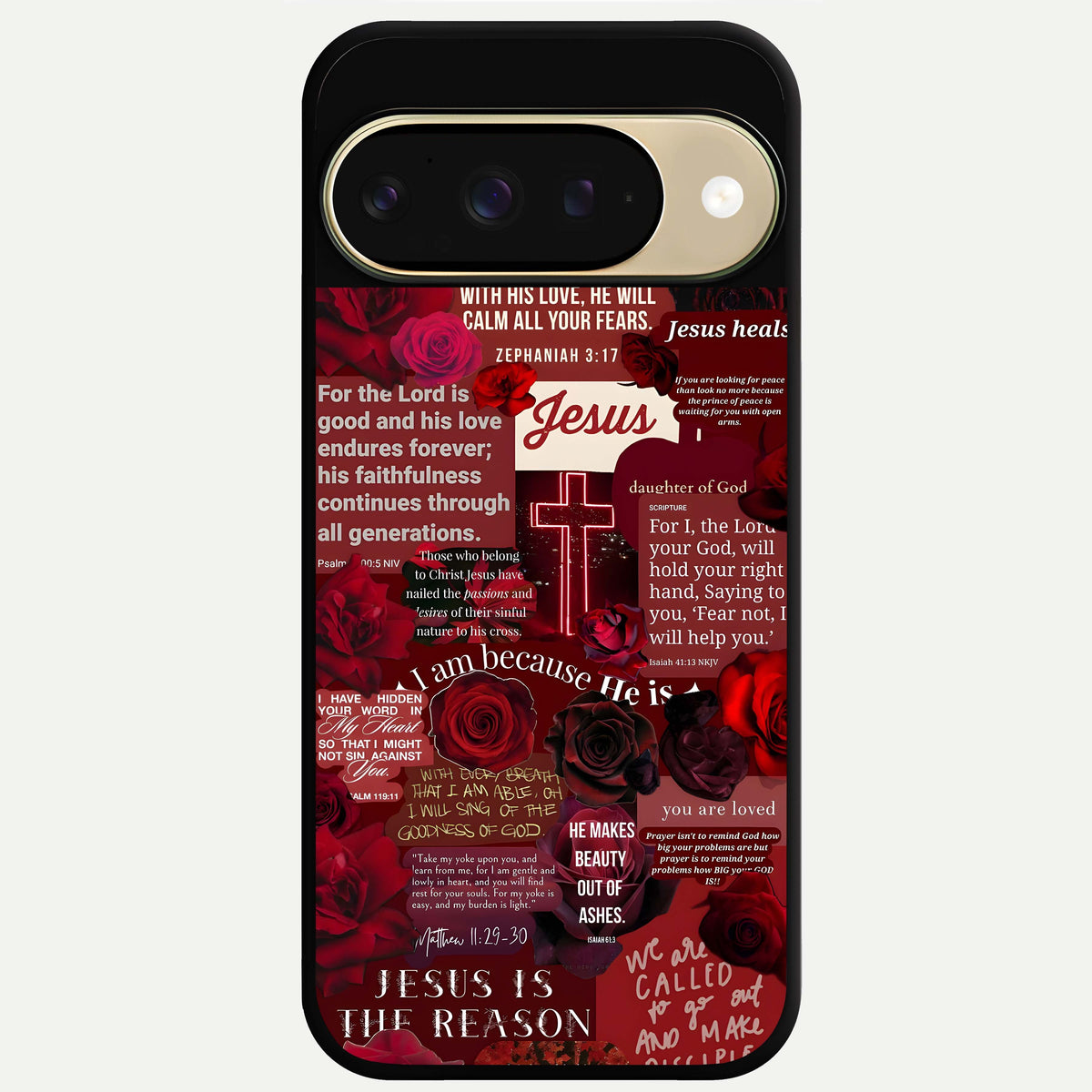  Jesus Love Heals Glass Case For Google Pixel 9 back cover – full design glossy printed glass finish