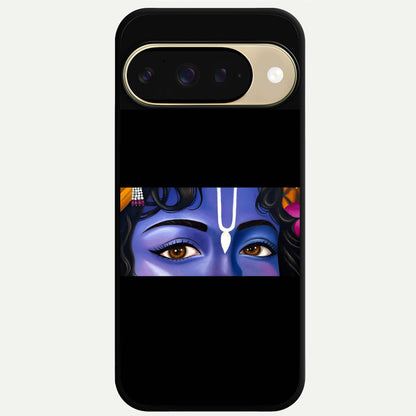  Krishna Eye Glass Case For Google Pixel 9 back cover – full design glossy printed glass finish