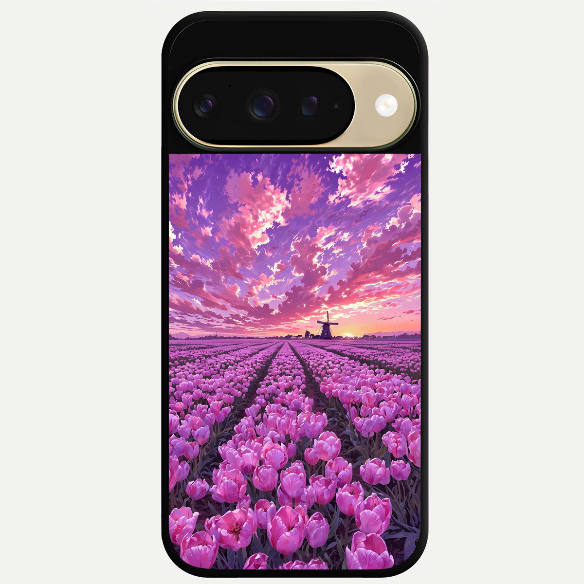  Lavender Dream Skies Glass Case For Google Pixel 9 back cover – full design glossy printed glass finish