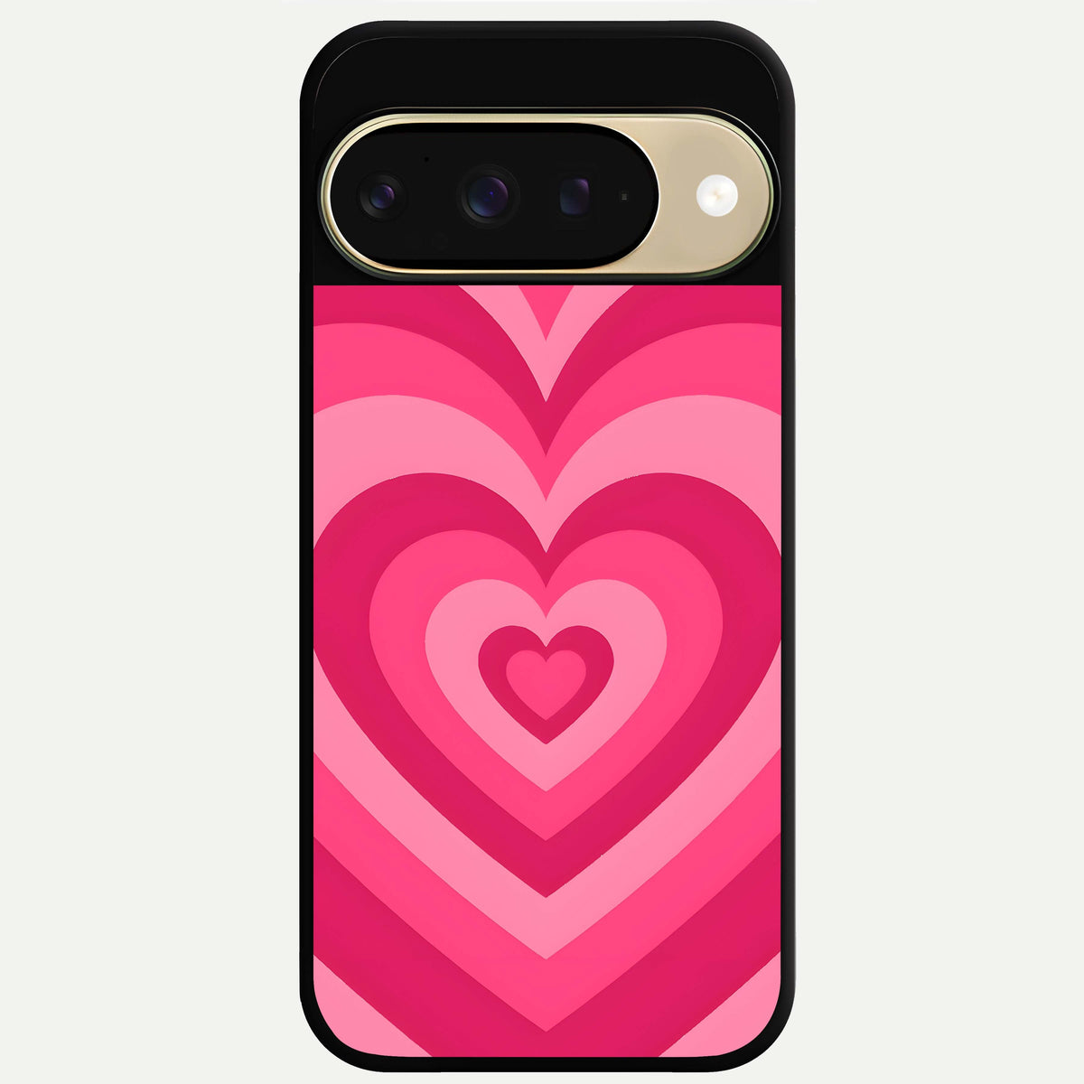  Layered Love Hearts Glass Case For Google Pixel 9 back cover – full design glossy printed glass finish