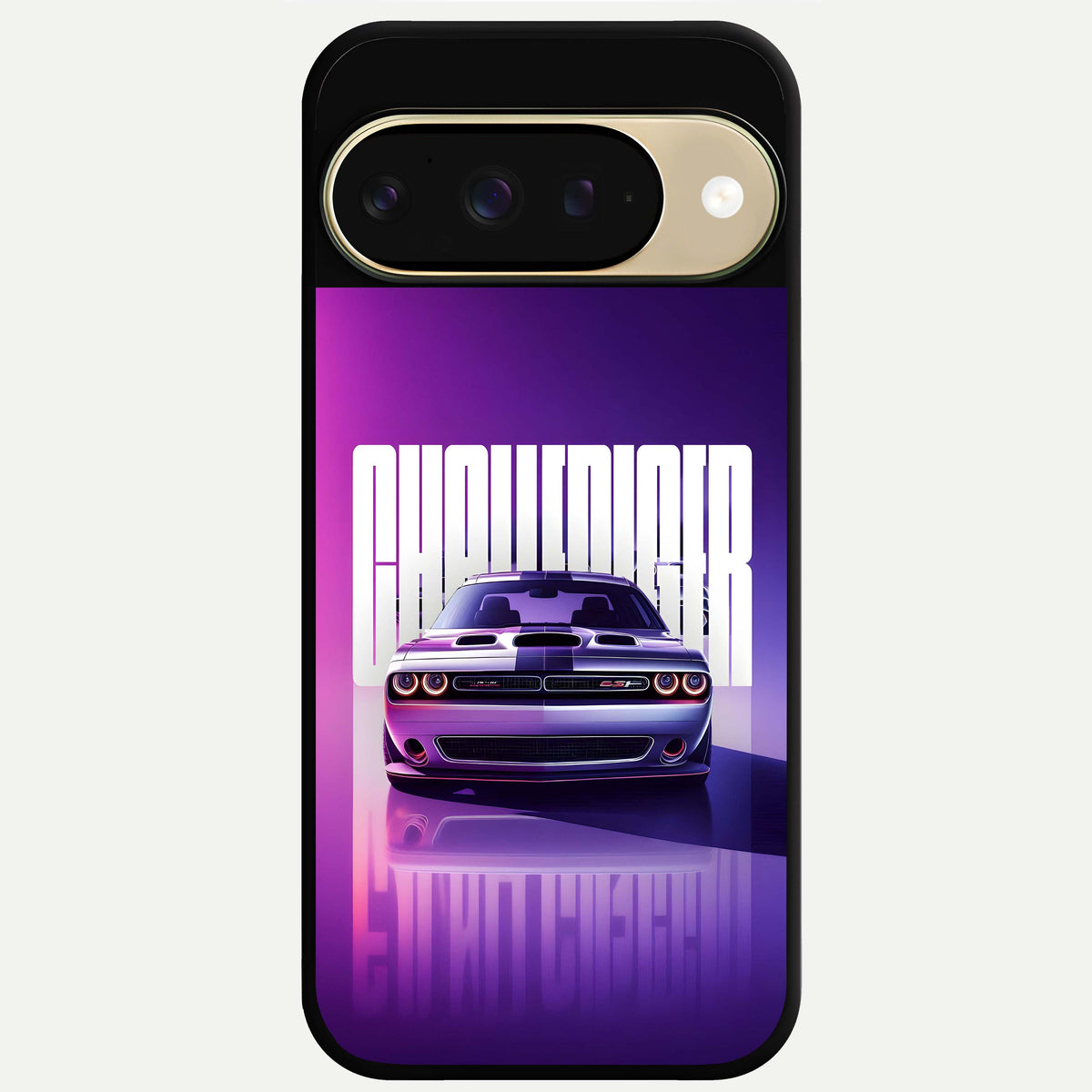  Midnight Muscle Ride Glass Case For Google Pixel 9 back cover – full design glossy printed glass finish